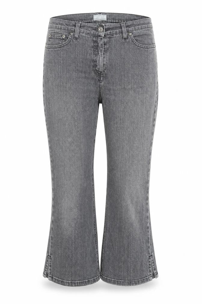 Womens UK Size 12 Per Una Regular Fit Straight Grey Jeans