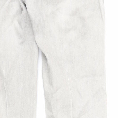 DKNY Jeans Mens Grey Cotton Skinny Jeans Size 26 in Regular Zip