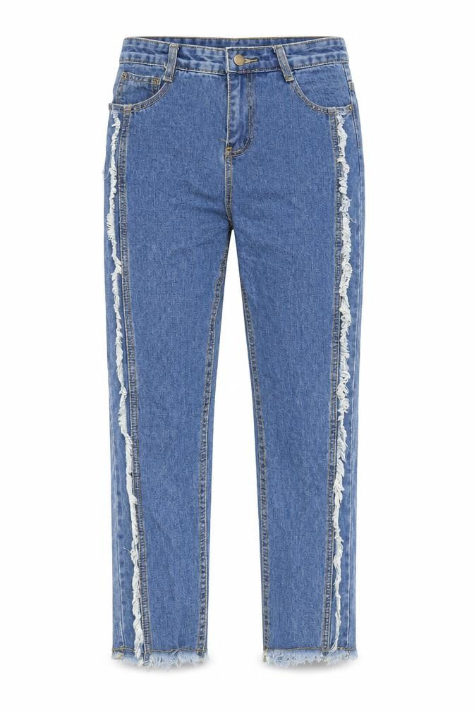 Womens UK Size S Preworn Regular Fit Straight Blue Jeans