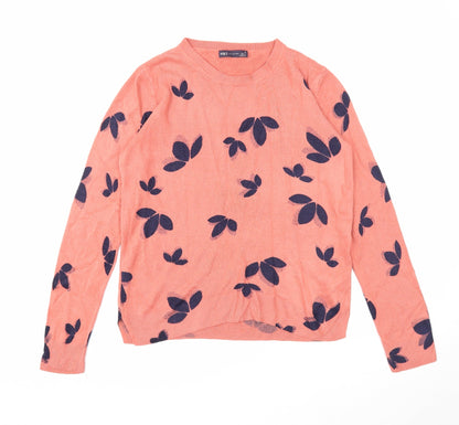 Womens UK Size 10 Marks and Spencer Pink Pullover Jumper