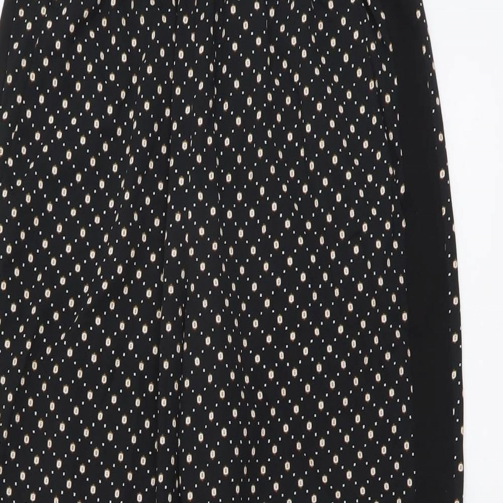 Womens UK Size 8 H&M Regular Fit  Black Trousers