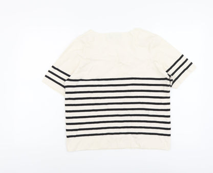 Womens UK Size 18 Marks and Spencer Beige Pullover Jumper