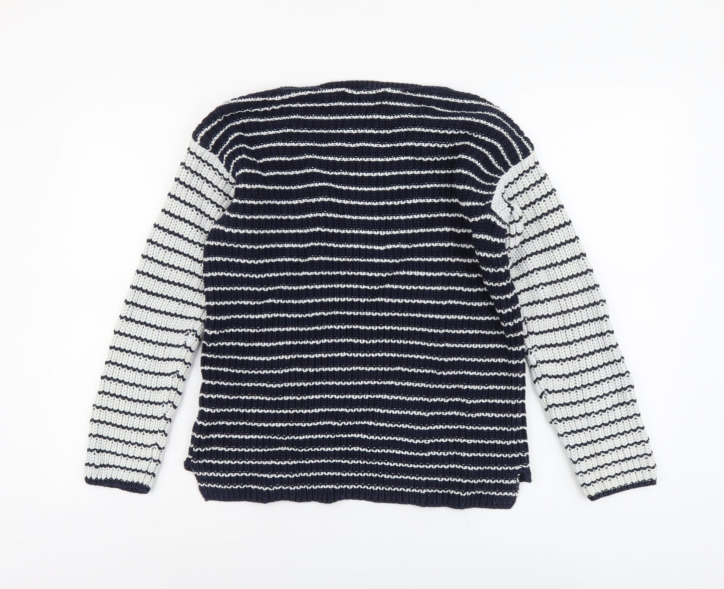 Womens UK Size S Marks and Spencer Blue Pullover Jumper