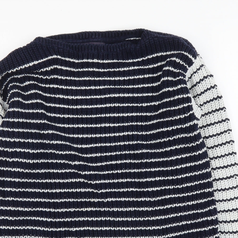 Womens UK Size S Marks and Spencer Blue Pullover Jumper