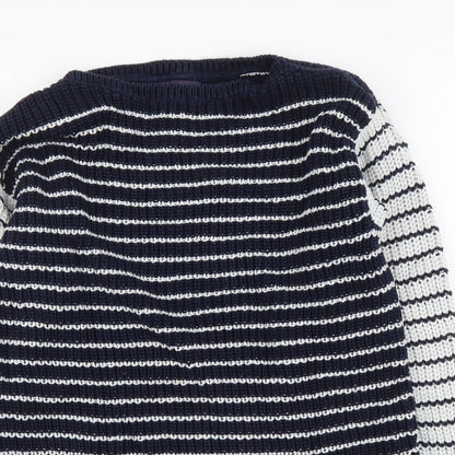 Womens UK Size S Marks and Spencer Blue Pullover Jumper