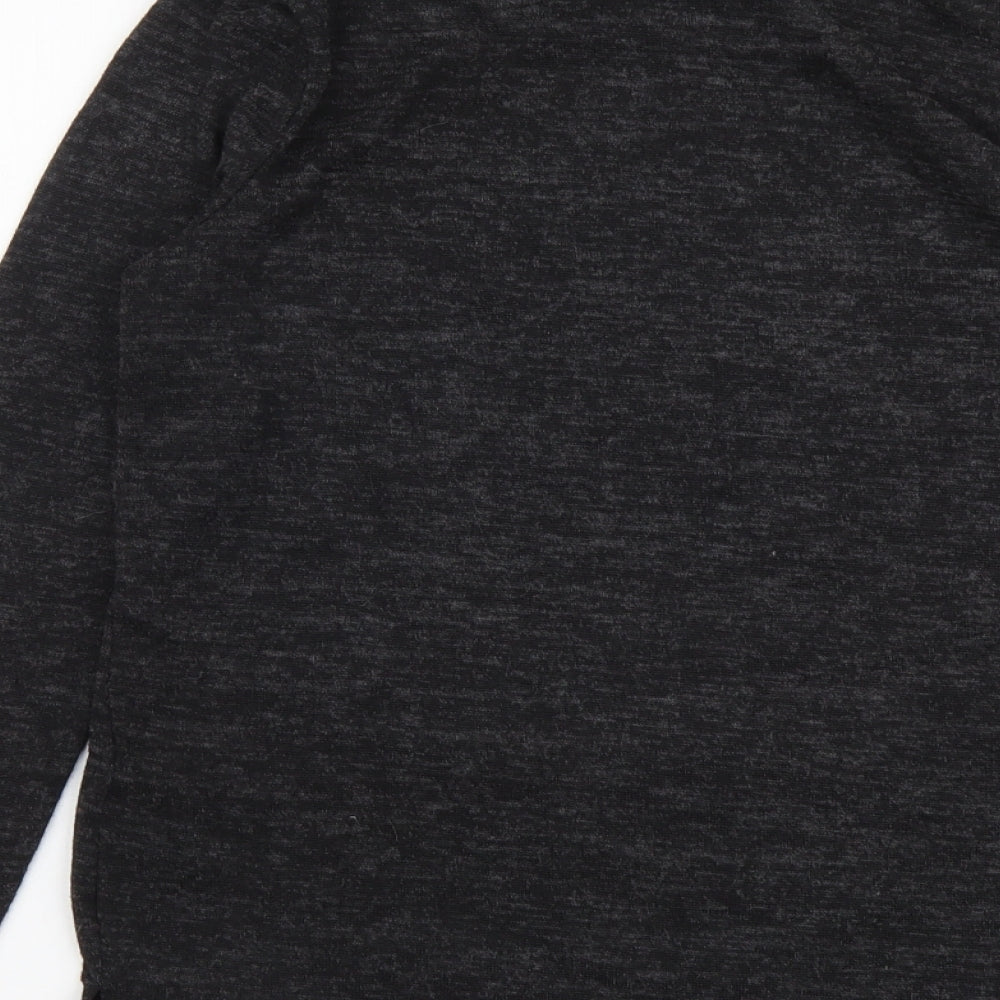 F&F Womens Grey Round Neck Polyester Pullover Jumper Size 10