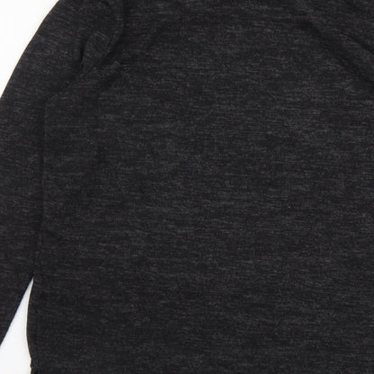 F&F Womens Grey Round Neck Polyester Pullover Jumper Size 10