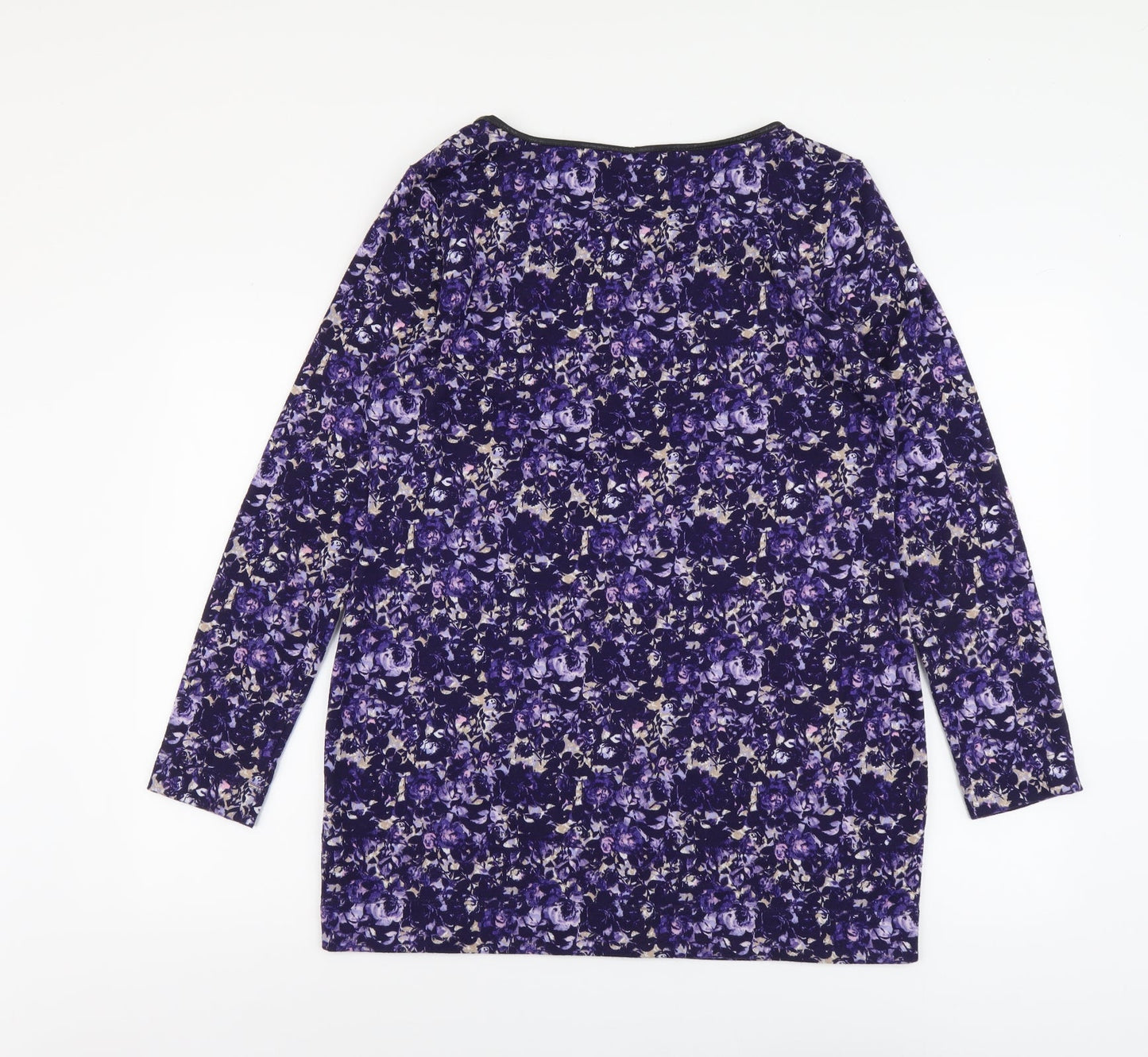 Womens UK Size 14 Marks and Spencer Purple Pullover Jumper