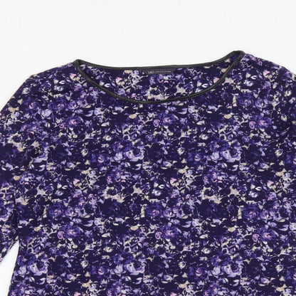Womens UK Size 14 Marks and Spencer Purple Pullover Jumper
