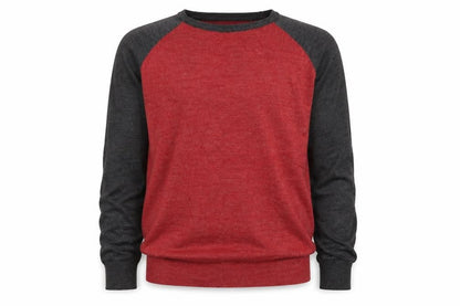 Mens UK Size L Brave Soul Red Pullover Jumper
