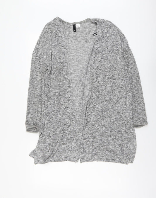 Womens UK Size M H&M Grey Cardigan Jumper