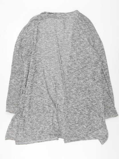 Womens UK Size M H&M Grey Cardigan Jumper
