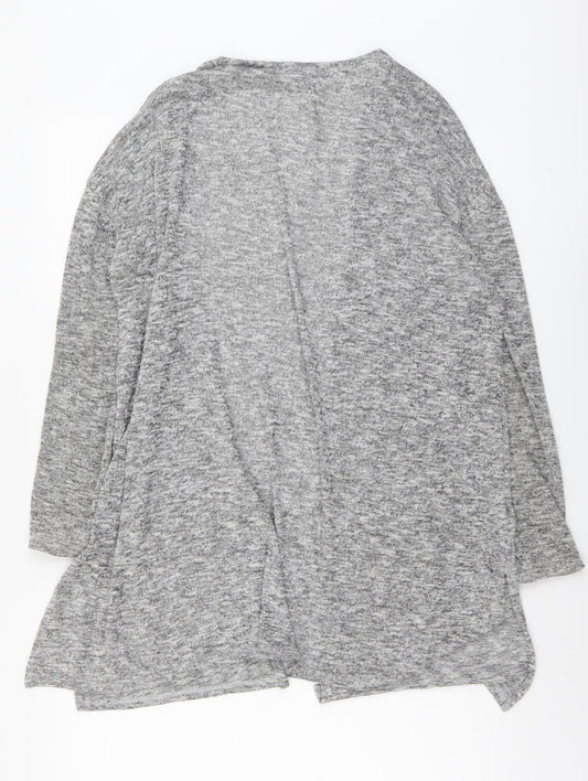 Womens UK Size M H&M Grey Cardigan Jumper