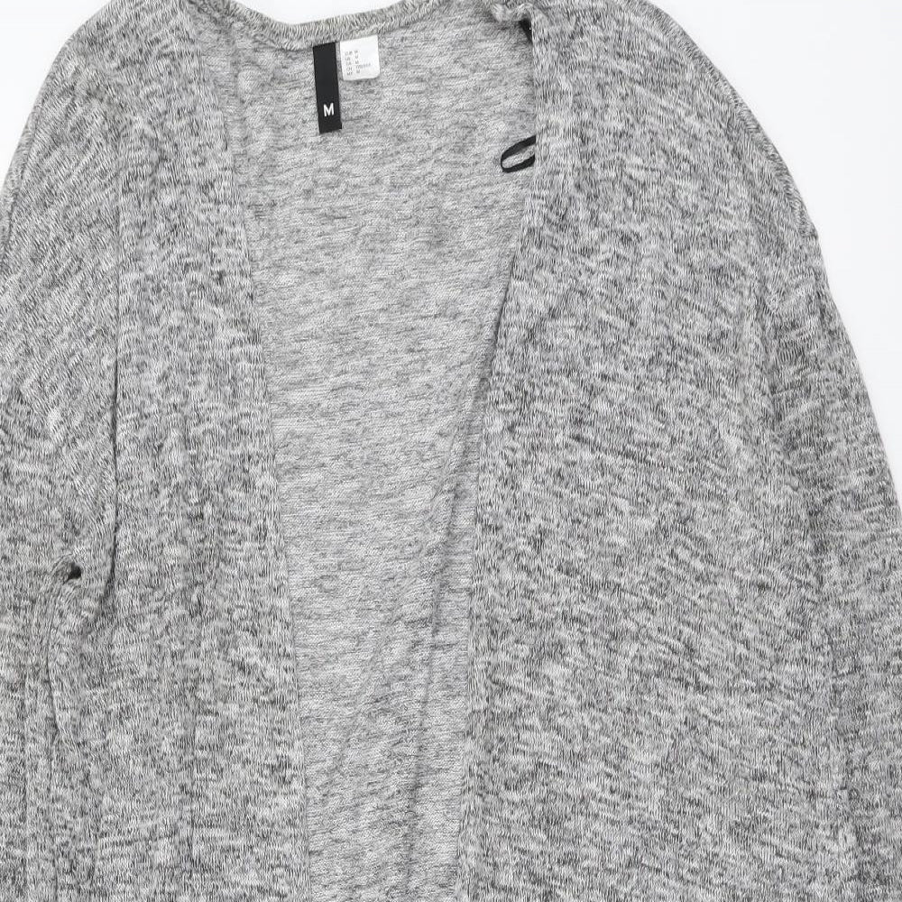 Womens UK Size M H&M Grey Cardigan Jumper