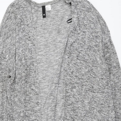 Womens UK Size M H&M Grey Cardigan Jumper