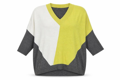 Womens UK Size 4 Marble Multicoloured Pullover Jumper