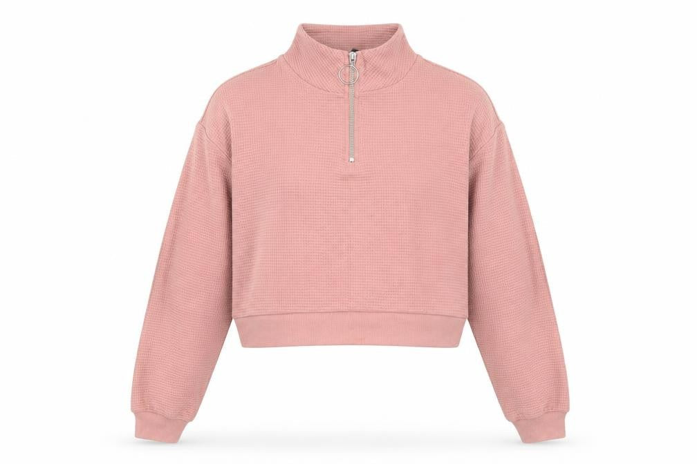 Womens UK Size XS Divided by H&M Pink Pullover Sweatshirt
