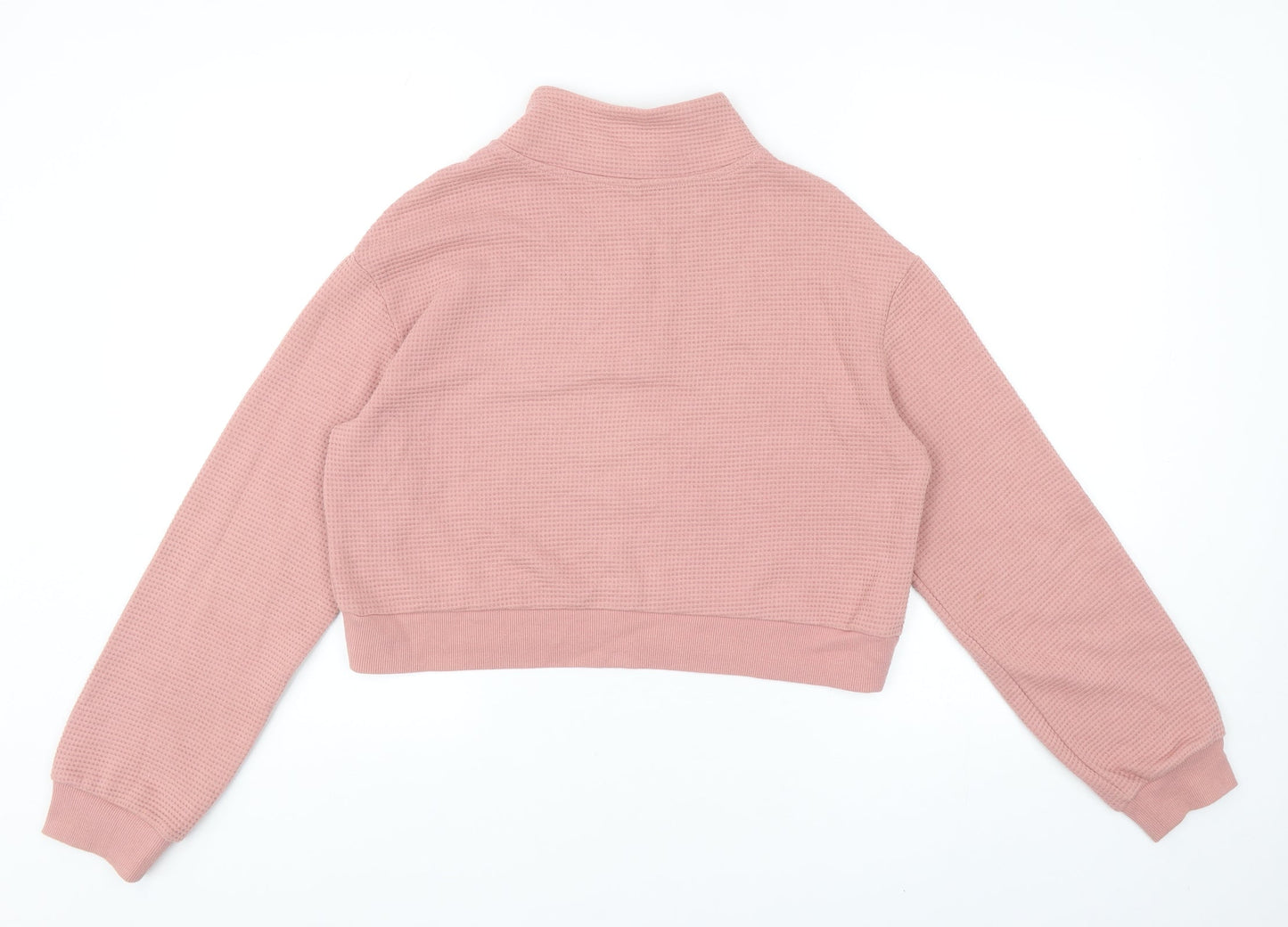 Womens UK Size XS Divided by H&M Pink Pullover Sweatshirt