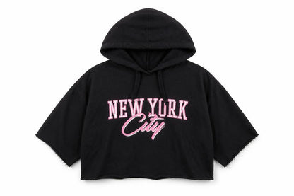 Divided by H&M Womens Black Cotton Pullover Hoodie Size M Pullover - New York City