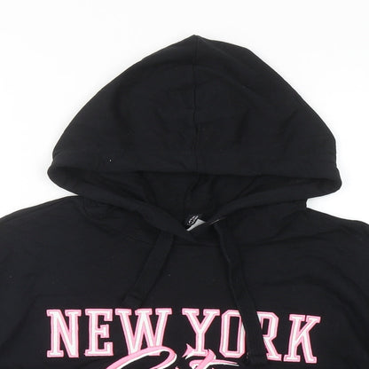 Divided by H&M Womens Black Cotton Pullover Hoodie Size M Pullover - New York City