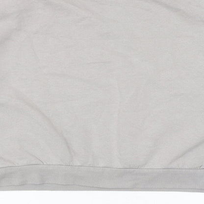 H&M Womens Grey Cotton Pullover Sweatshirt Size S Pullover