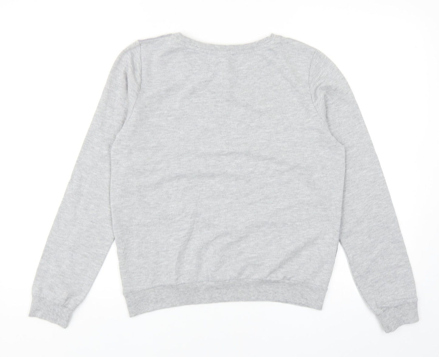 Atmosphere Womens Grey Cotton Pullover Sweatshirt Size 10 Pullover