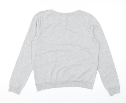 Atmosphere Womens Grey Cotton Pullover Sweatshirt Size 10 Pullover