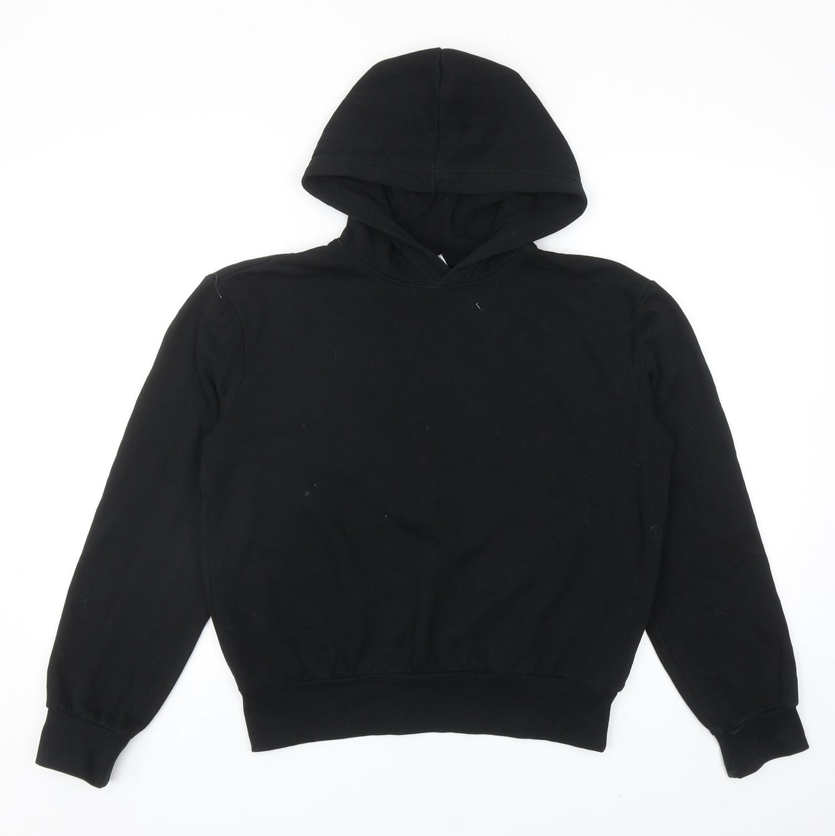 Womens UK Size XS Divided by H&M Black Pullover Hoodie
