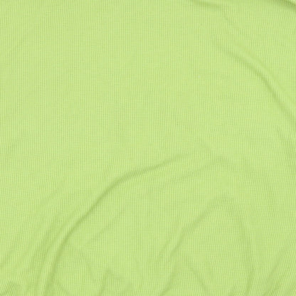 Loveheynew Womens Green Polyester Pullover Sweatshirt Size S Zip