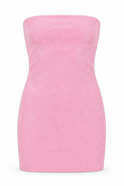 Divided by H&M Womens Pink Polyester Bodycon Size M Off the Shoulder Pullover
