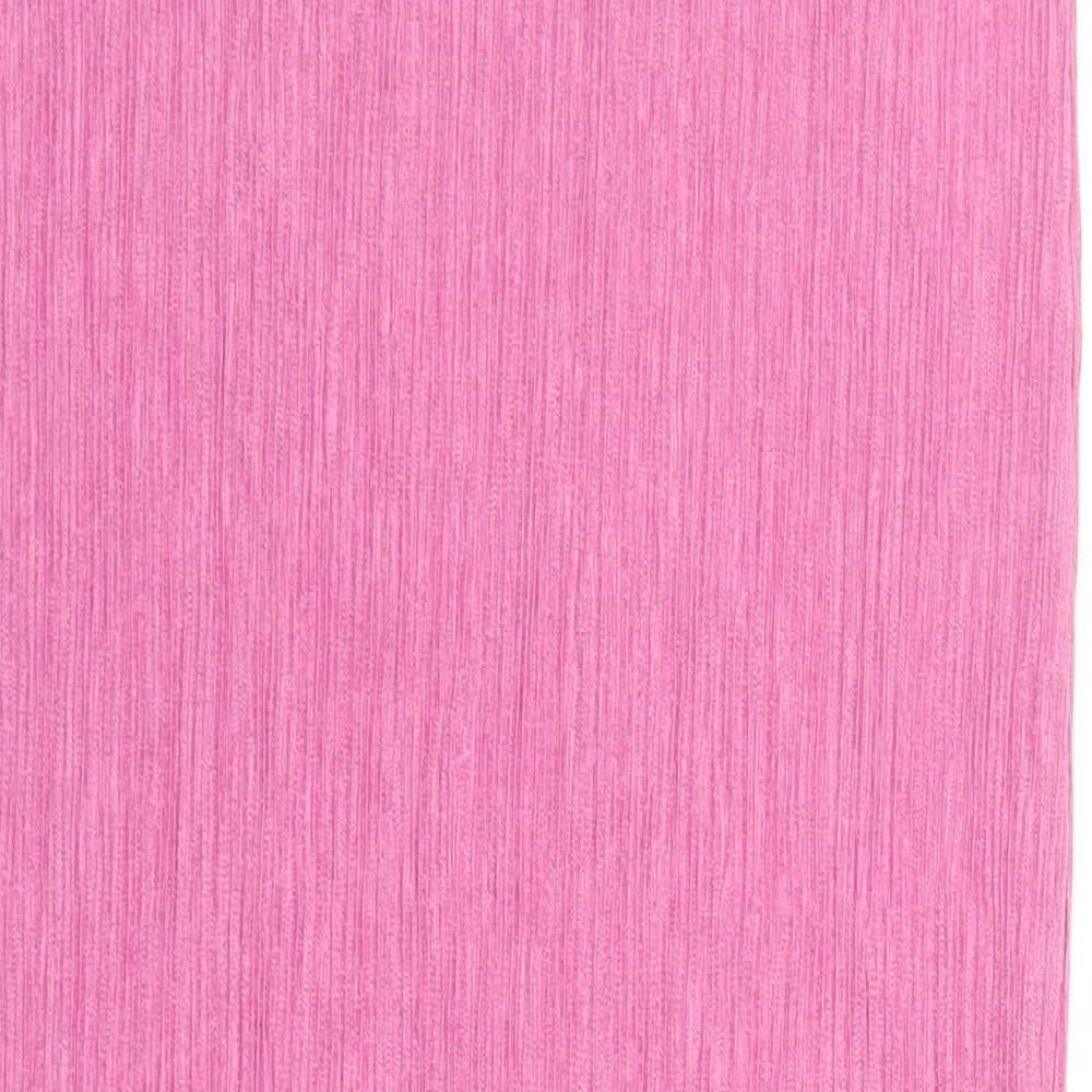 Zara Womens Pink Polyester Slip Dress Size M Square Neck Pullover