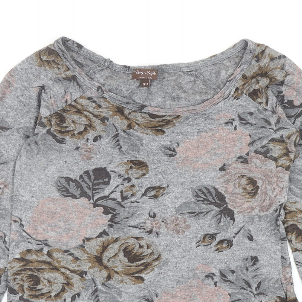 Womens UK Size XS Phase Eight Grey Pullover Jumper