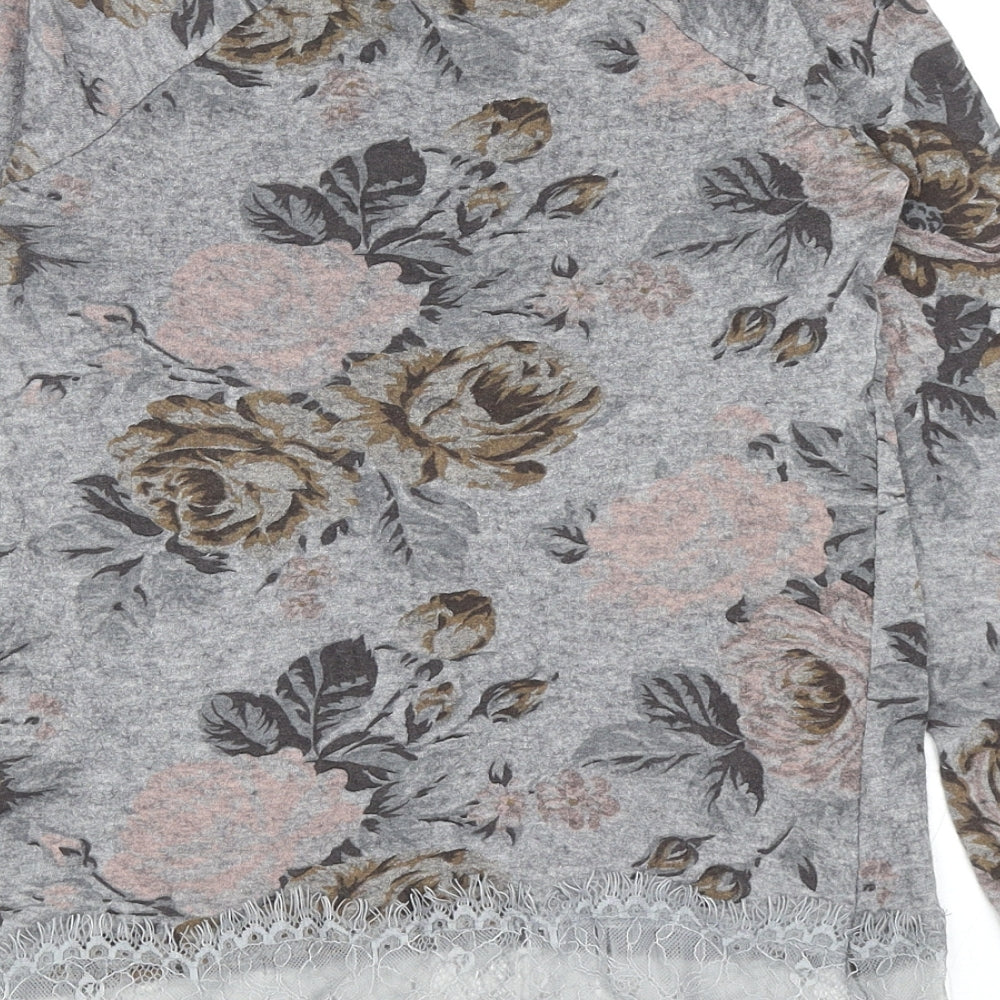 Womens UK Size XS Phase Eight Grey Pullover Jumper
