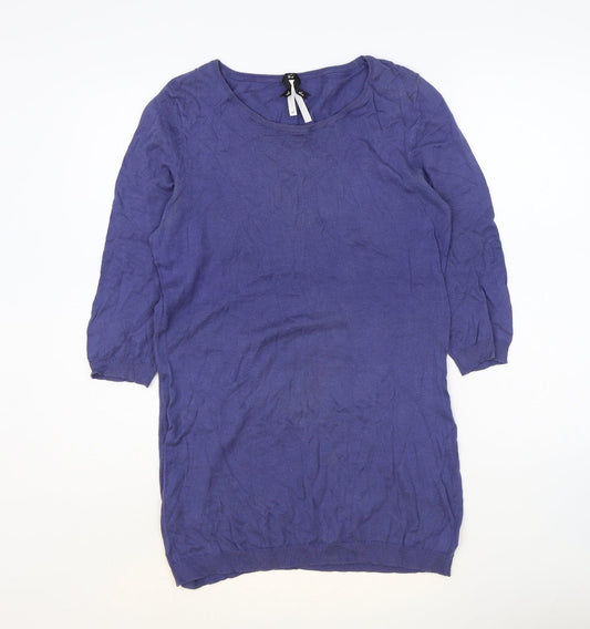 Womens UK Size 12 Preworn Blue Pullover Jumper