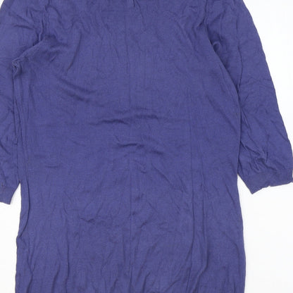 Womens UK Size 12 Preworn Blue Pullover Jumper