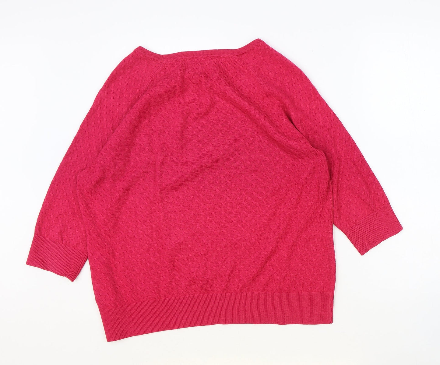 Womens UK Size 16 Marks and Spencer Pink Pullover Jumper