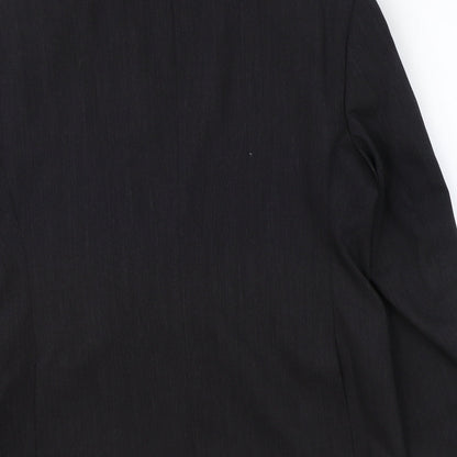 Marks and Spencer Mens Grey Wool Jacket Blazer Size 40 Regular