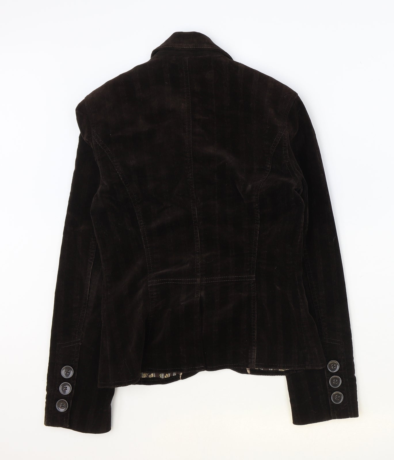 NEXT Womens Brown Cotton Jacket Blazer Size 6