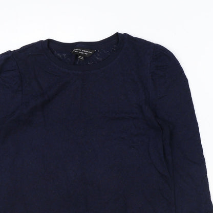 Womens UK Size 8 Dorothy Perkins Blue Basic T-Shirt