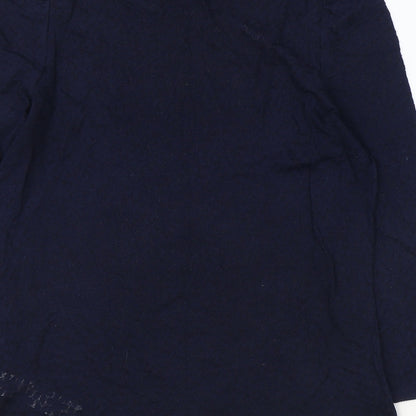 Womens UK Size 8 Dorothy Perkins Blue Basic T-Shirt
