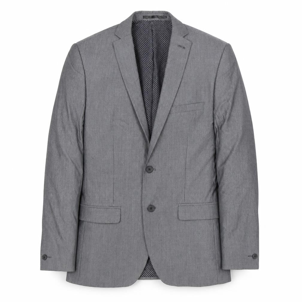 Mens UK Size 38 Red Herring Regular Grey Suit Jacket