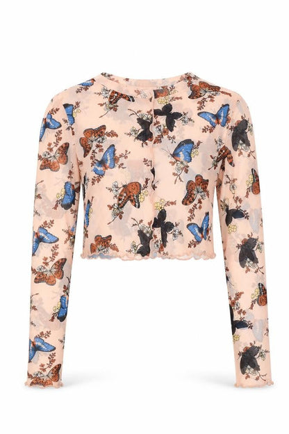 Womens UK Size XS Primark Pink Cropped Blouse