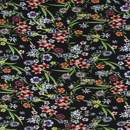 Matalan Womens Multicoloured Floral Polyester Basic Blouse Size 12 Boat Neck - Bell Sleeve