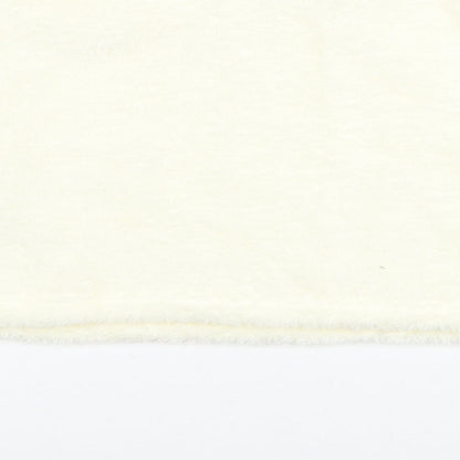 Boohoo Womens White Polyester Pullover Sweatshirt Size 8 Pullover