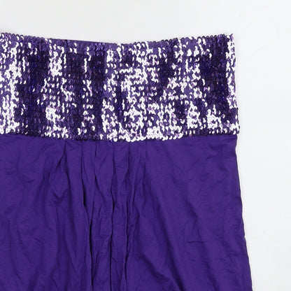 Womens UK Size 16 Look Purple Basic Blouse