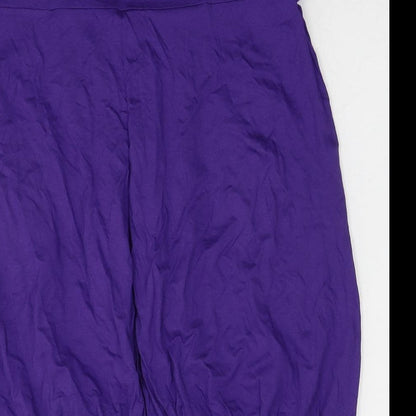 Womens UK Size 16 Look Purple Basic Blouse
