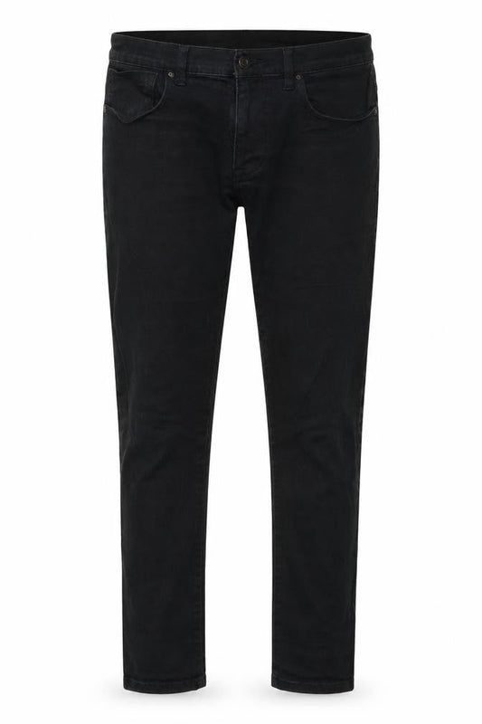 Mens UK Size 32 in Denim Works Slim Fit Skinny Black Jeans