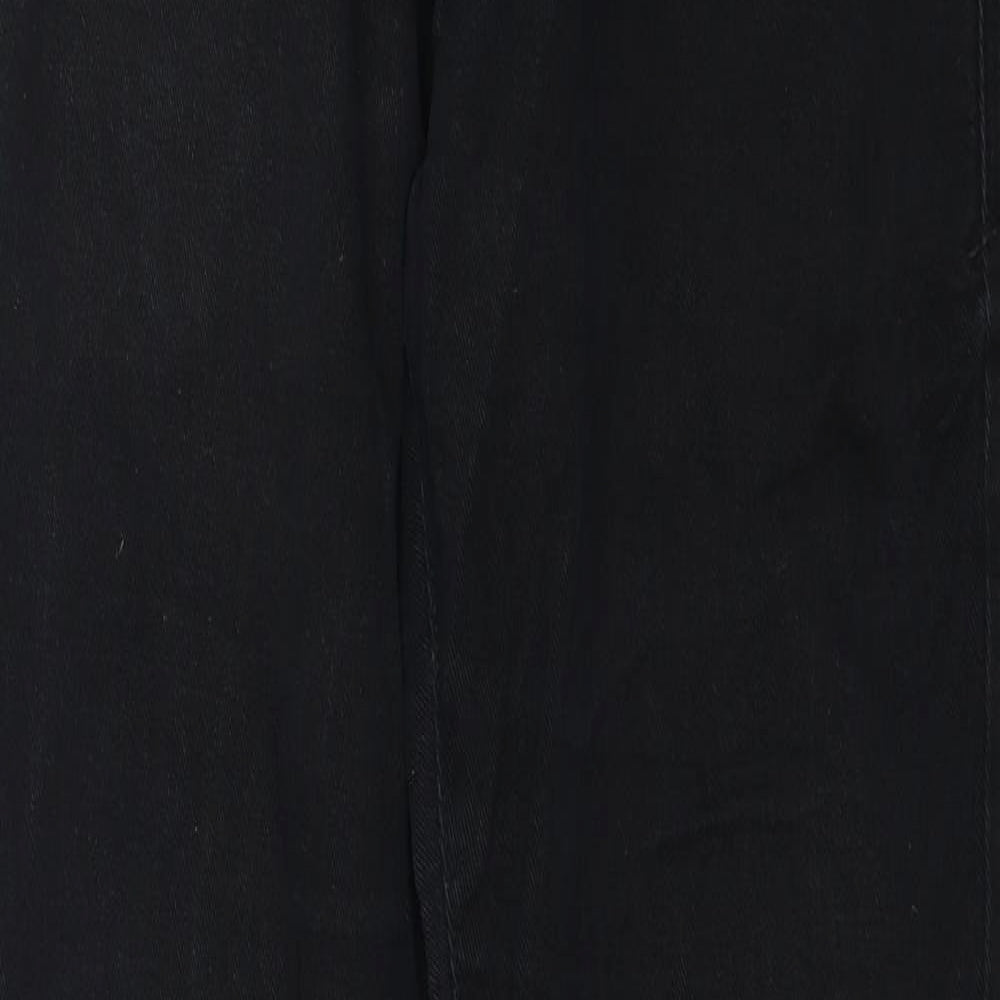 Denim Works Mens Black Cotton Skinny Jeans Size 32 in L30 in Slim Zip