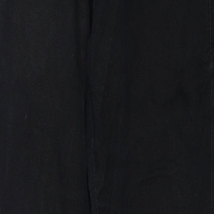 Denim Works Mens Black Cotton Skinny Jeans Size 32 in L30 in Slim Zip