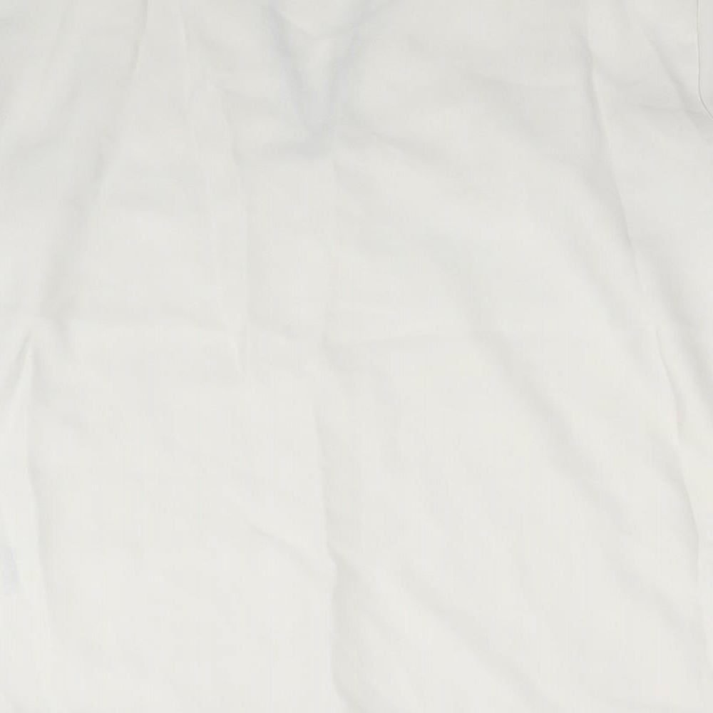 Womens UK Size 10 H&M White Basic Blouse